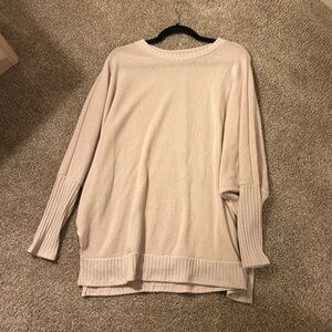 Beige Long Sleeve Top